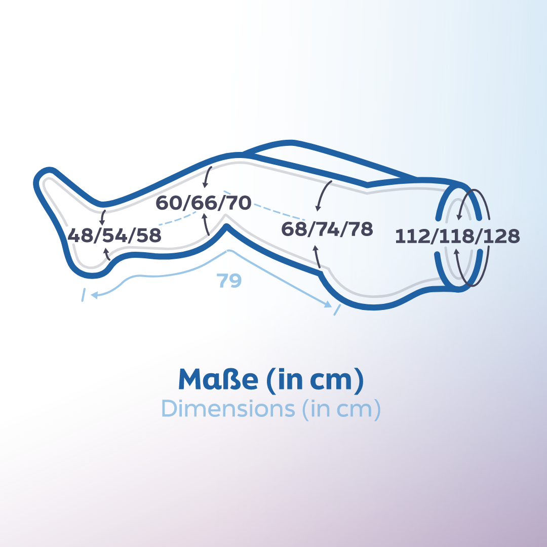 Venen Engel: Freisteller mit Bein und Maßen