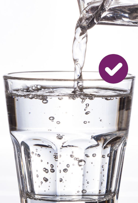 Venen Engel: Nahaufnahme Glas Sprudelwasser