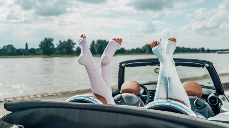 Sparen mit Stil bei Kompressionsstrümpfen