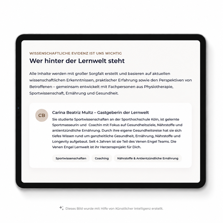 Venen Engel Lernwelt – Module 1