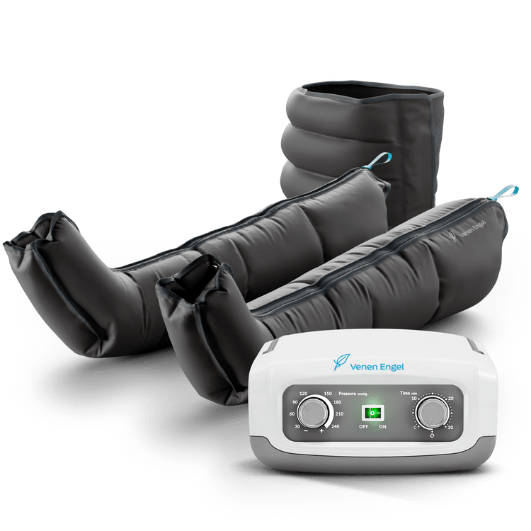 Venen Engel: freisteller bauchmanschette, hosenmanschette, ipk massagegerät