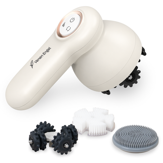 Venen Engel 3-in-1 Glow Brush mit 3 Aufsätzen für Massage und Peeling
