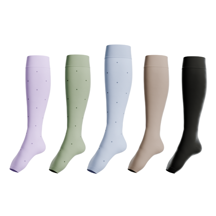 Venen Engel: Freisteller Kompressionssocken bunt