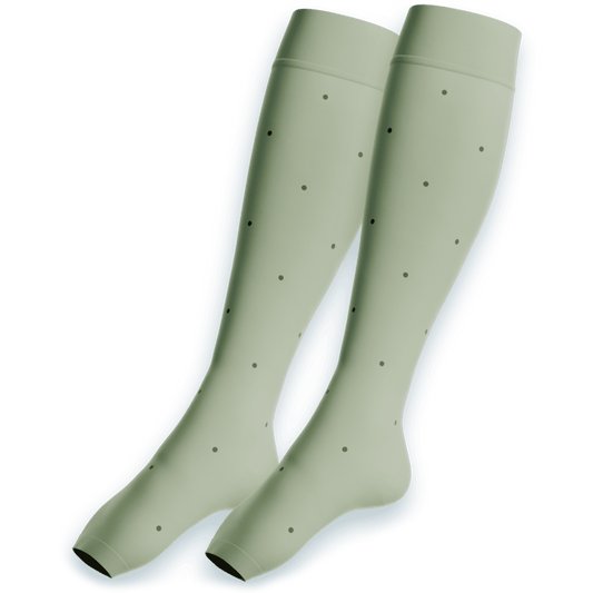 Venen Engel: kompressionsstrümpfe matcha green