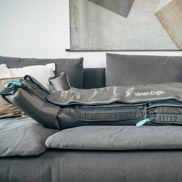 Venen Engel: Nahaufnahme Hosenmanschette