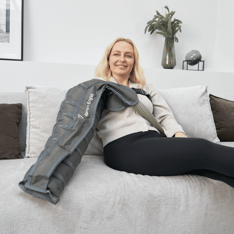 Venen Engel: medizinische Anwendung von Kompression am Arm