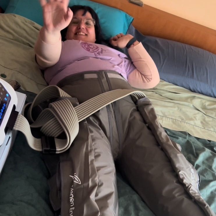 Montse Lipedema Diary usando presoterapia Venen Engel