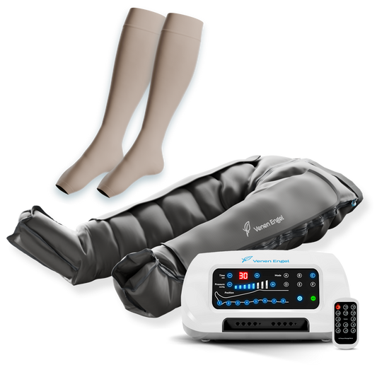 Venen Engel 8 Premium Lymph-Flow-Pants + Kompressionsstrümpfe