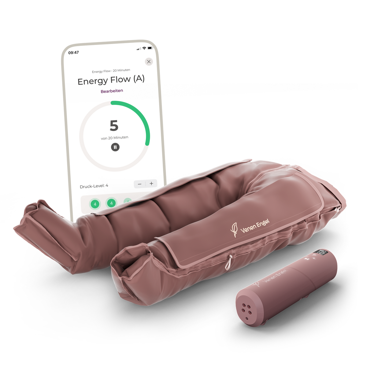 Venen Engel Plus Komplettset mit Lymph-Flow Pants und Steuergerät