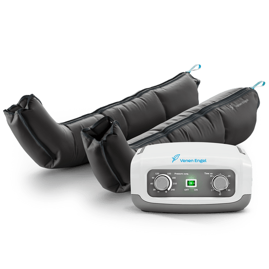 Venen Engel: freisteller beinmanschette und ipk gerät