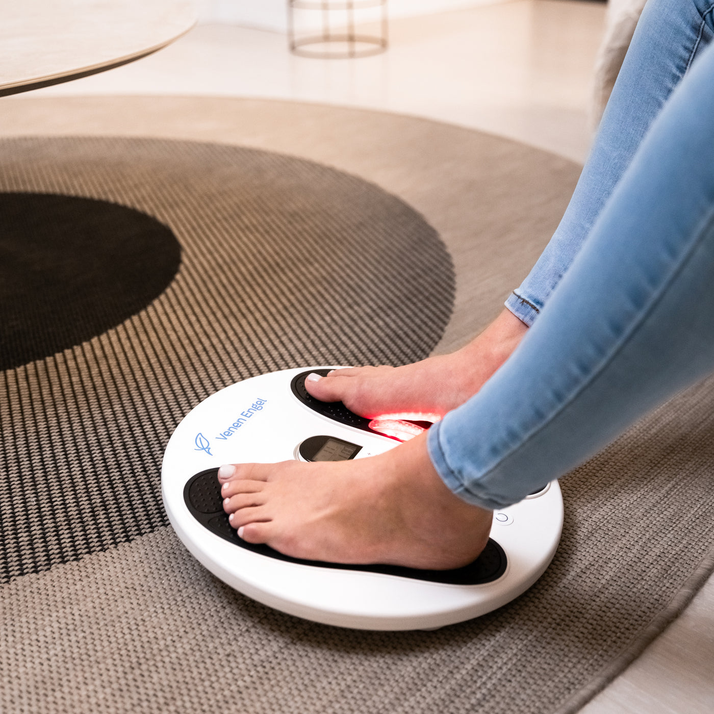 Venen Engel: Venen Wippe EMS Füße die darauf stehen